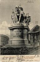 1904 Pozsony, Pressburg, Bratislava; Mária Terézia szobor / statue