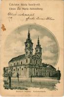 1900 Sasvár, Mária Sasvár, Maria-Schlossberg, Sastín (Sasvár-Morvaőr, Sastín-Stráze); Búcsújáró templom / church