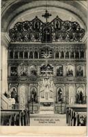 Királyhegyalja, Sumjácz, Sumiac; Görög katolikus templom belső. Kiszely János kiadása / Greek Catholic church interior