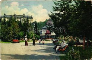 Tátralomnic, Tatranská Lomnica (Magas-Tátra, Vysoké Tatry); park / park (Rb)