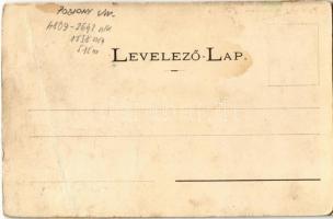 Bazin, Bösing, Bözing, Pezinok; tér, templom. G. Duschinsky / square, church  (r)