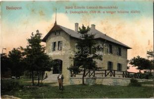1907 Dobogókő (Pilisszentkereszt), Báró Eötvös Loránd menedékház. Taussig Arth.