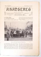 1909-1913 A hadsereg c. képes katonai folyóirat 8 db szórványszáma. Kiadja Hehs Vilmos, Arad