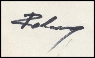 Szalay jelzéssel: Arckép. Tus, papír, 29,5x20,5 cm