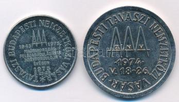 1974-1975. "Hungexpo / Budapesti Tavaszi Nemzetközi Vásár" fém emlékérem (2xklf) (32mm, 40...