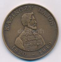 Bognár György (1944-) 1990. "Gyöngyös - Aradi Vértanúk / Kazinczy Lajos" Br emlékérem (42,...