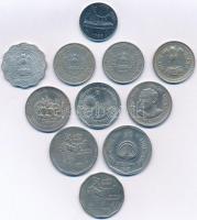 India 1974-1997. 10p-2R (11x, ebből 10xklf) T:vegyes
India 1974-1997. 10 Paise - 2 Rupee (11x, with...