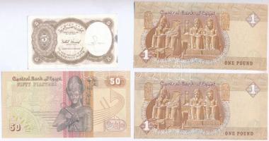 Egyiptom, 1984-2004. 5p fo. + 50p + 1F (2db sorszámkövető), T:I-II
Egypt, 1984-2004. 5 piastres spo...