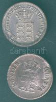 Német Államok/Württemberg 1856. 1Kr Ag + 1865. 1Kr Ag T:3+,3