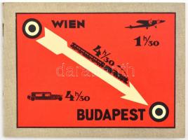 cca 1930 Budapest képes turisztikai ismertető füzet német nyelven. 16p.