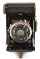 Zeiss Ikonta Compur Rapid fényképezőgép, bőr tokkal, kopottas állapotban