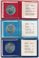 1983. 100Ft alpakka "Simon Bolivár" + 1983. 100Ft alpakka "Czóbel Béla" + 1983. ...