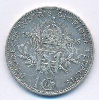 Ausztria 1908. 1K Ag "Ferenc József - Jubileum" T:1-,2 patina Austria 1908. 1 Corona Ag &q...