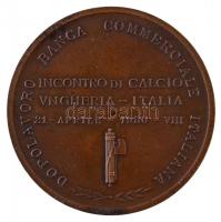 Olaszország 1930. Br emlékérem a 8. Olaszország-Magyarország labdarúgómérkőzés alkalmából ("DOP...