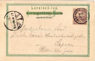 1900 Kisbér, Kozma és Wenckheim emlék, Ménesparancsnokság kastély, Pulai ménes, vízesés. Car Otto Ha...