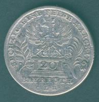 Német Államok/Brandenburg-Bayreuth 1763. 20Kr Ag T:3/3-