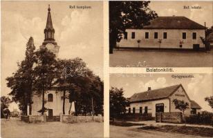 1929 Balatonkiliti, Kiliti (Siófok); Református templom és iskola, gyógyszertár. Hangya kiadása