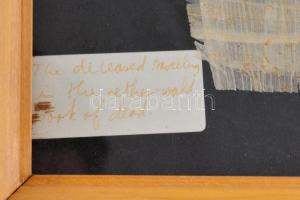 Modern egyiptomi szuvenír papiruszkép, kézzel festett, 24×33 cm