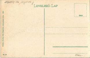 Szigetvár, Zrínyi, Zrínyi-szobor, Zrínyi halála, várrom. Kozáry Ede kiadása, Art Nouveau, floral