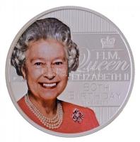 Ausztrália 2006. 1$ Ag "II. Erzsébet 80. születésnapja", díszcsomagolásban tanúsítvánnyal ...