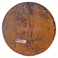 Miró Eszter (1935-): ND "József Attila" Br. emlékérem (95-96 mm) T:1 patina