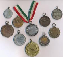 10db vegyes Br sportérem, közte "Tomori SK dija Kalocsa 1930 pünkösd" aranyozott Br díjére...