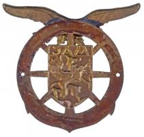 DN "MAC (Magyar Athletikai Club)" zománcozott vízisport jelvény, hátlapon "BERÁN N&qu...