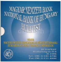 1993. 10f-200Ft (11xklf) forgalmi sor dísztokban, benne 200Ft Ag "MNB", "Magyarország...