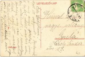 1911 Budapest VI. Andrássy út, Szőke üzlete, kioszk