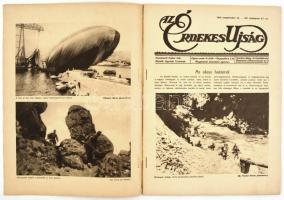 1915. szeptember 12. Az Érdekes Újság III. évfolyamának 37. száma, benne számos katonai fotó az I. v...