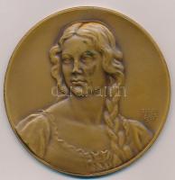 Berán Lajos (1883-1943) 1931."Budapesti emlék" kétoldalas, vert Br. emlékérem plasztiktokb...