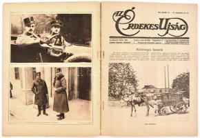 1917. április 15.  Az Érdekes Újság V. évfolyamának 15. száma, benne számos katonai fotó az I. vh. s...