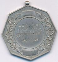 1913. "HFC - SFC győztesének 1913. X/12." jelzett Ag labdarúgó sportérem füllel, "S.G...