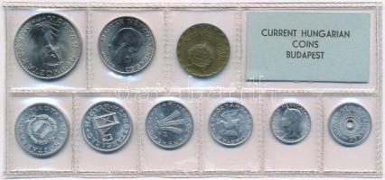 1977. 2f-10Ft (9xklf) érmés forgalmi sor fóliatokban T:1 Adamo FO10