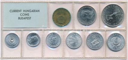 1971. 2f-10Ft (9xklf) érmés forgalmi sor fóliatokban T:1 Adamo FO4