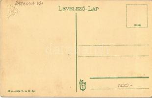 Pécs, Király utca, villamos,  Spiegel József és Hoffmann J. Károly üzlete, Kereskedelmi bank