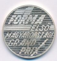 Fülöp Zoltán (1951-) 1986. "Hungaroring - Forma 1 Első Magyarországi Grand Prix" Ag emlékérem kapszulában (16,20g/0.925/32mm) T:PP kis patina, ujjlenyomat