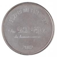 2002. "Universitas Vesprimiensis" jelzett Ag. emlékérem, hátlapon gravírozva, eredeti tokb...