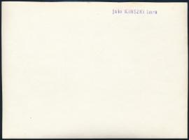 cca 1933 Kinszki Imre (1901-1945) budapesti fotóművész hagyatékából, pecséttel jelzett, vintage fotó...