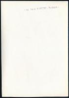 cca 1934 Kinszki Imre (1901-1945) budapesti fotóművész hagyatékából, pecséttel jelzett, vintage fotó...