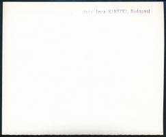 cca 1934 Kinszki Imre (1901-1945) budapesti fotóművész hagyatékából, pecséttel jelzett, vintage fotó...