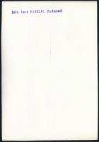 cca 1932 Kinszki Imre (1901-1945) budapesti fotóművész hagyatékából, pecséttel jelzett, vintage fotó...