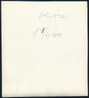 cca 1930 Kinszki Imre (1901-1945) budapesti fotóművész hagyatékából, a szerző által feliratozott, vi...