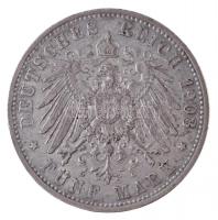 Német Államok / Bajorország 1903D 5M Ag "Ottó" München (27,75g) T:2- kis ph. / German Stat...