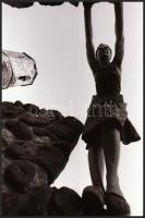 cca 1975 Női szépség, szolidan erotikus felvételek, 12 db vintage negatív, az egyik felvétel filctol...