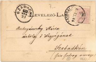 1899 Sátoraljaújhely, Vármegye székháza, Kazinczy mauzóleum, II. Rákóczi F. szülőháza Borsiban. Löwy...