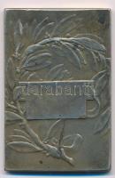 Berán Lajos (1883-1943) DN Labdarúgó ezüstözött Br díjplakett "SGA" gyártói jelzéssel (60x...