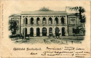 1899 Szolnok, megyeháza. Bakos István kiadása (fl)