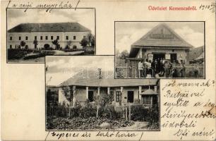 1910 Kemence, régi megyeháza, Esperes úr lakóháza (villa), Fogyasztási és értékesítő szövetkezet üzlete és saját kiadása