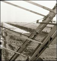 cca 1952 Csatornaépítés az Alföldön, Kotnyek Antal (1921-1990) budapesti fotóriporter hagyatékából 8...